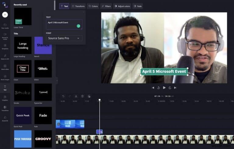 I used the free tier of Clipchamp to edit a podcast & it wasnt as bad as youd think