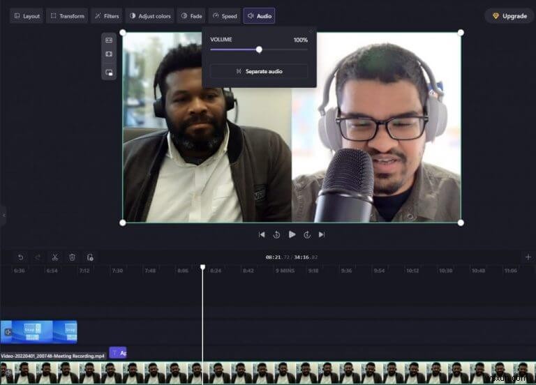 I used the free tier of Clipchamp to edit a podcast & it wasnt as bad as youd think