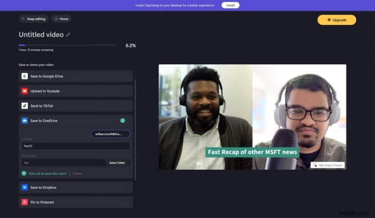 I used the free tier of Clipchamp to edit a podcast & it wasnt as bad as youd think