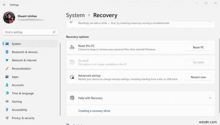 What is Windows Recovery Environment & how you can boot into it