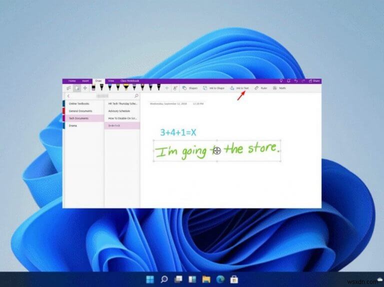 How to use handwriting recognition in Microsoft OneNote