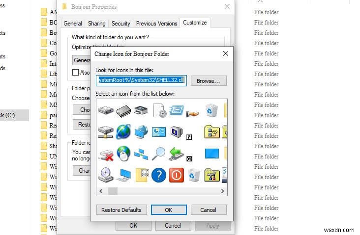 How to customize icons in Windows 10 or Windows 11