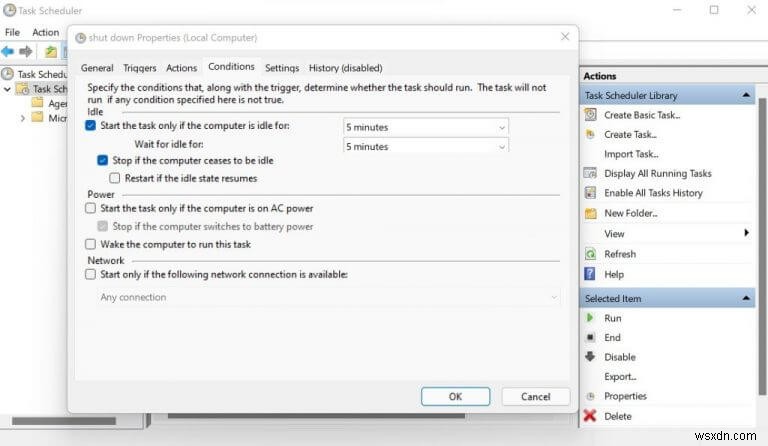 How to auto shutdown Windows when its been idle for a while