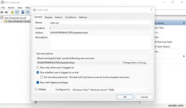 How to schedule Windows to wake up automatically