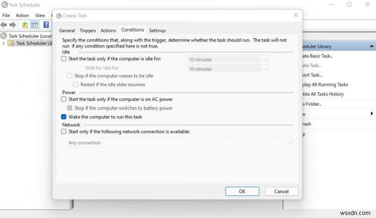 How to schedule Windows to wake up automatically