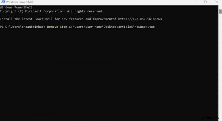 How to delete files and folders using PowerShell