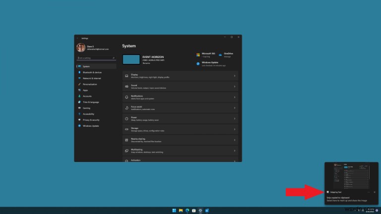 How to open the Windows 11 Snipping Tool with a keyboard shortcut to capture, edit, and save screenshots