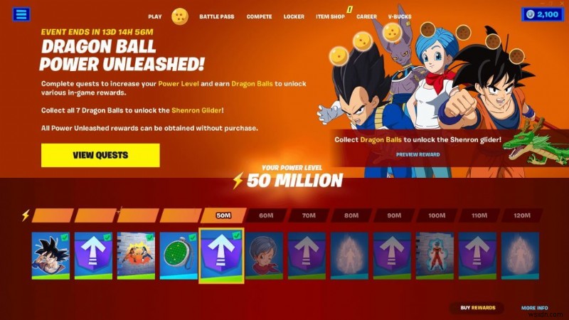 Dragon Ball Supers Goku, Vegeta, Bulma, and Beerus are now live in Fortnite