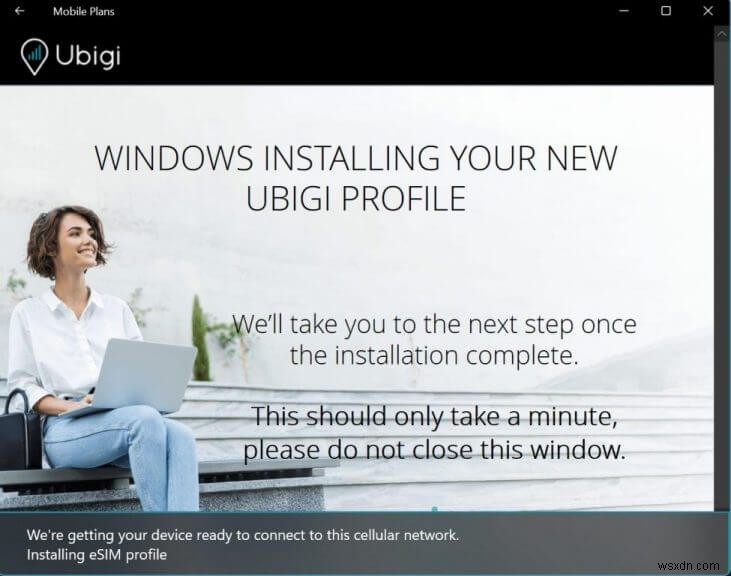 How to easily get a free eSIM profile on Windows 11