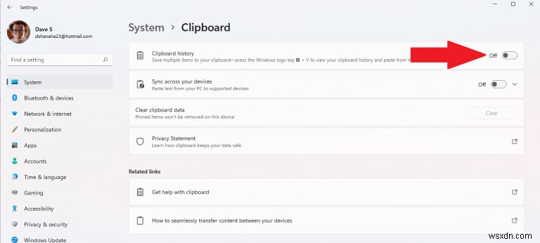 How to enable and view Clipboard history on Windows 11 to be more efficient