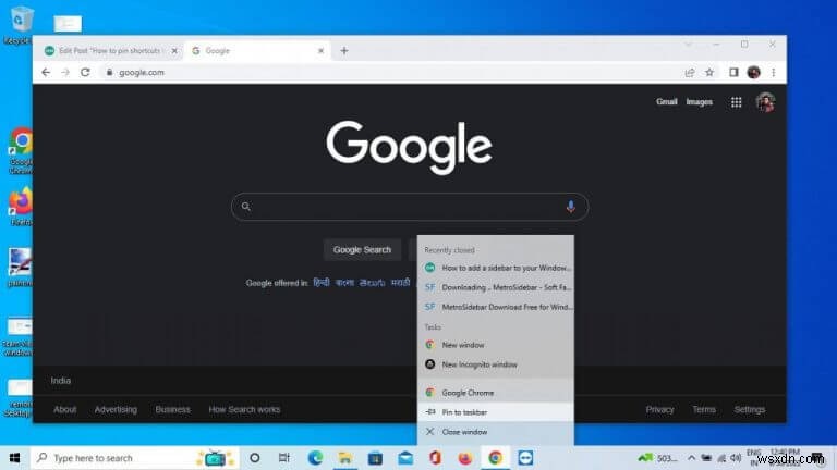How to pin shortcuts to your taskbar on Windows