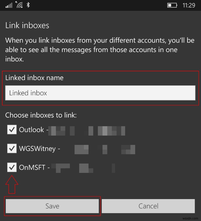 How to set up linked accounts in Windows 10 Mail