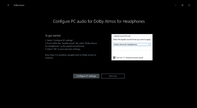 How to get started with Dolby Atmos spatial sound on Windows 10