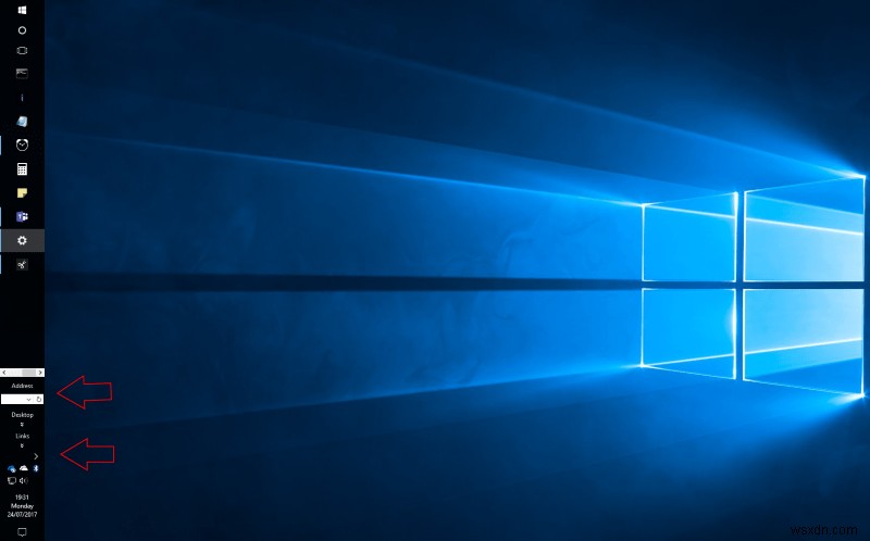 How to change the taskbar position in Windows 10