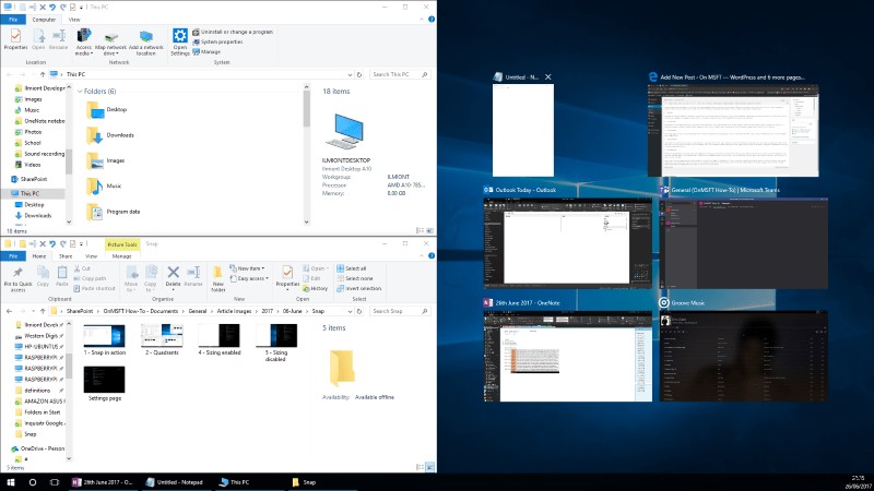 How to snap your apps to your screen in Windows 10