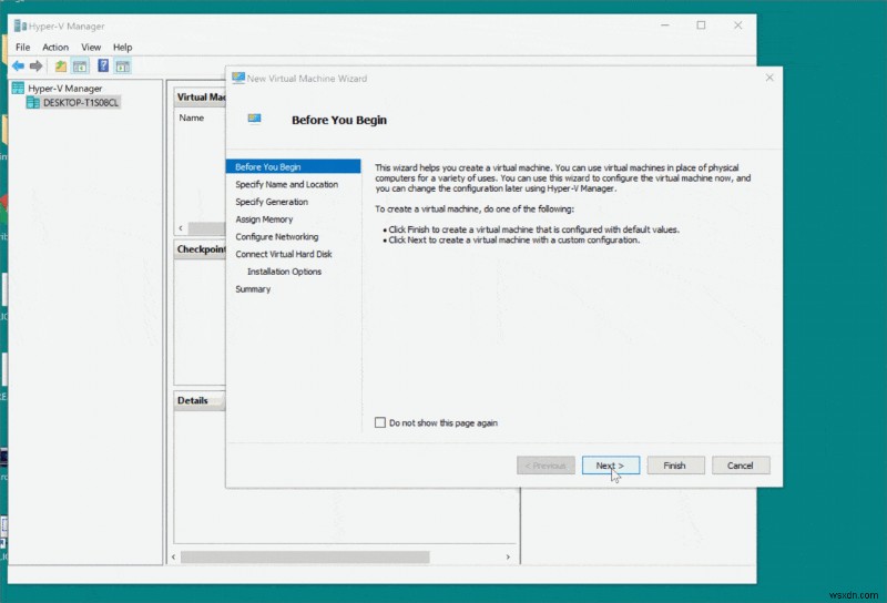 How to install a virtual machine on Windows 10 using Hyper V, now even easier with Quick Create