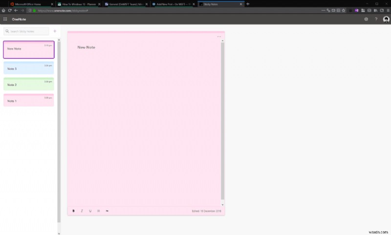 How to view your Windows 10 Sticky Notes on the web