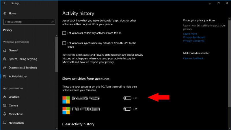 How to disable (or re-enable) Windows 10s Timeline feature