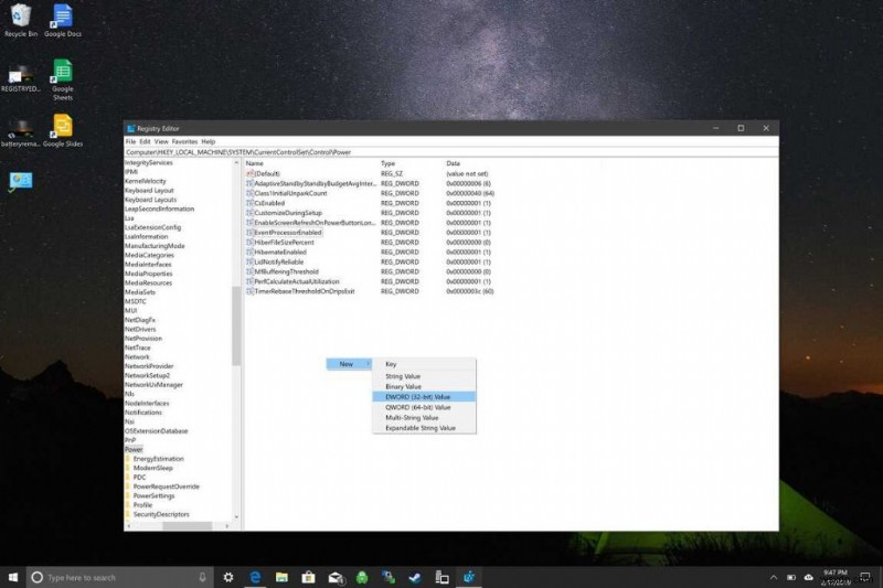 How to Enable Remaining Time Battery Life indicator in Windows 10