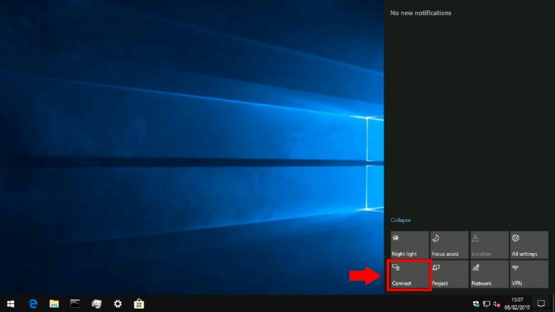 How to connect to a wireless display in Windows 10