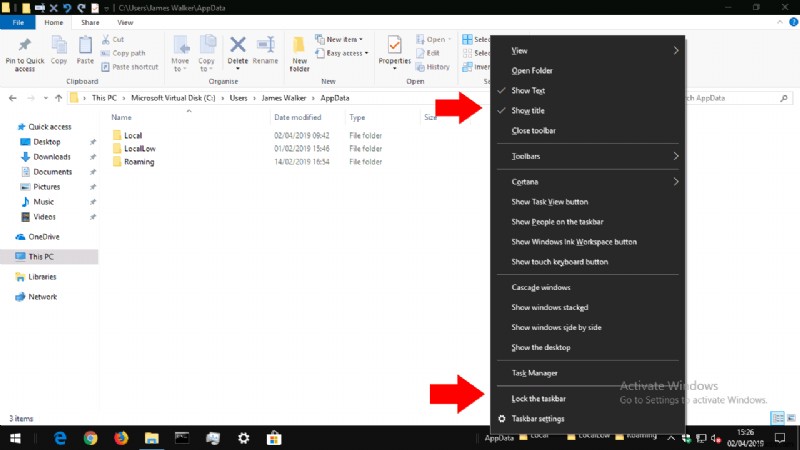 How to create a toolbar on your Windows 10 taskbar