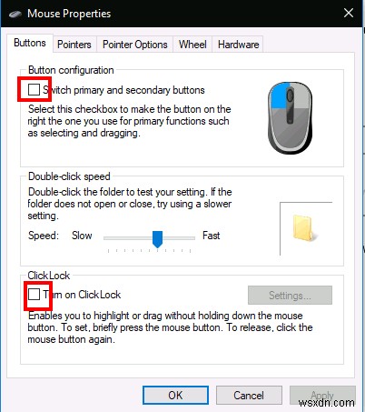 How to change mouse settings in Windows 10