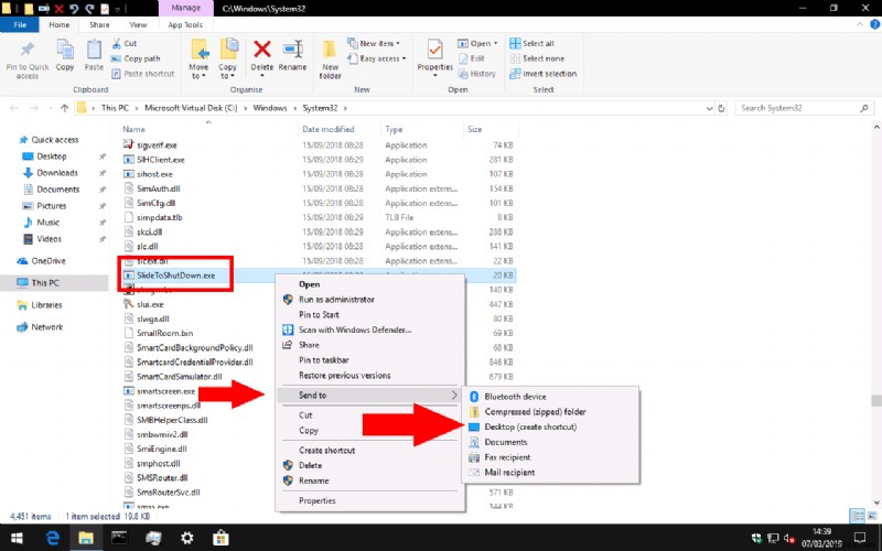 How to use slide to shut down on any Windows 10 device