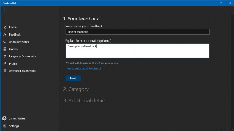 How to send feedback about Windows 10