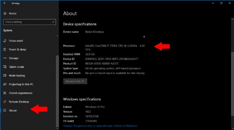 How to check what processor is inside your PC