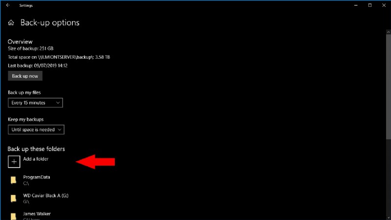 How to customise the contents of Windows 10s File History backups
