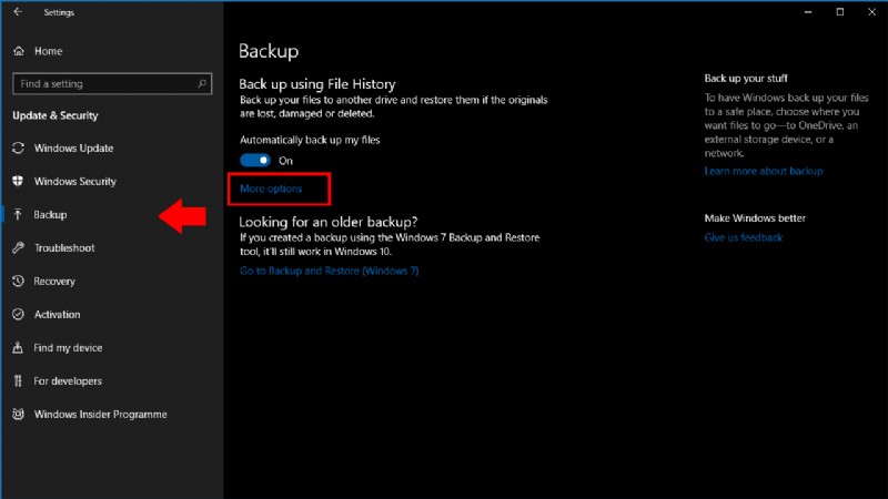 How to customise the contents of Windows 10s File History backups