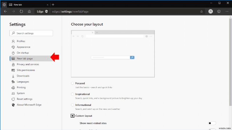 How to customise your new tab page in Microsoft Edge Insider