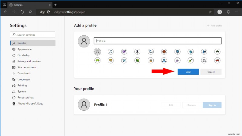How to use profiles, a new feature in Microsoft Edge Insider