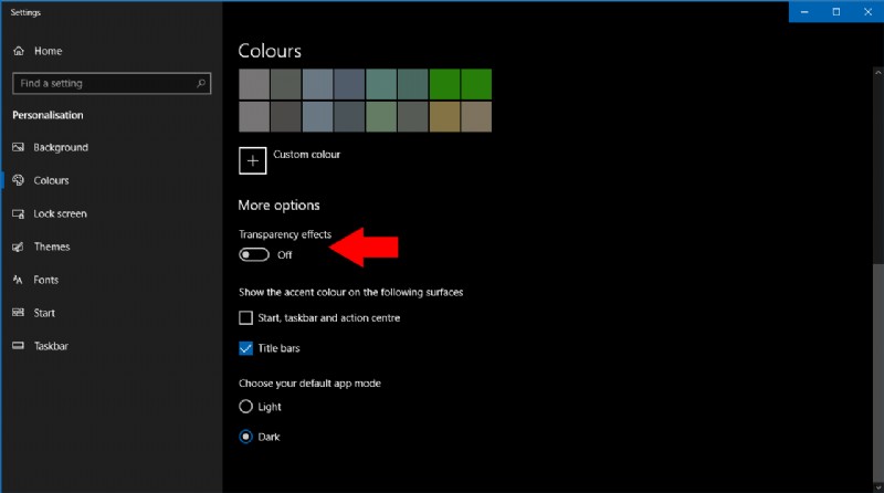 How to disable the login screens Fluent Design Acrylic blur in the Windows 10 May 2019 update