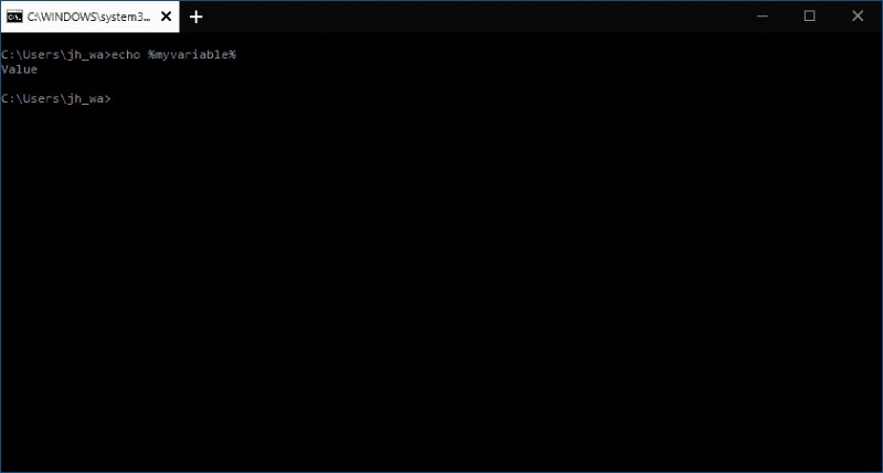 How to set an environment variable in Windows 10