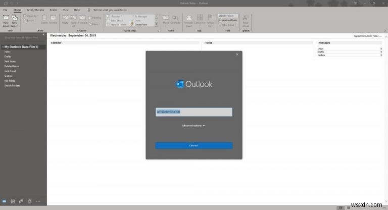 How to set up and manage your email account in Outlook in Office 365