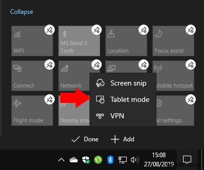 How to set your Quick Actions in the Windows 10 May 2019 Update