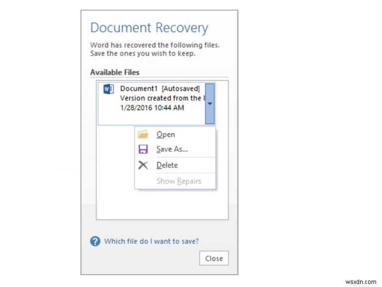 Lose an important file in Word? Heres how to recover or restore it