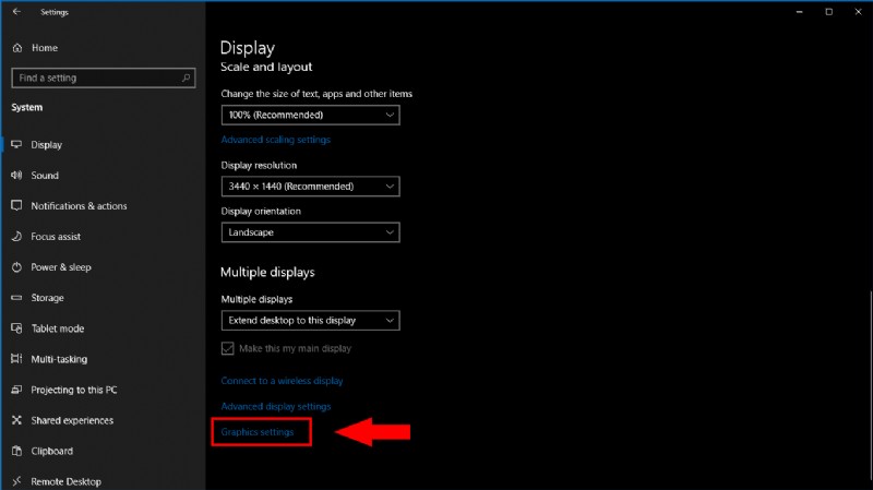 How to set per-app graphical performance settings in Windows 10