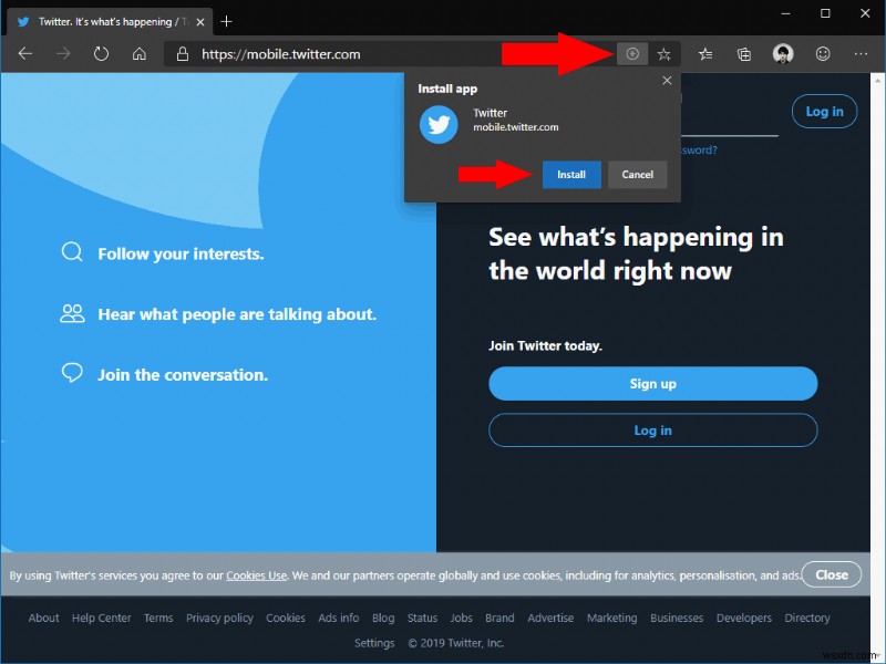 How to install and use PWAs with Edge Insider