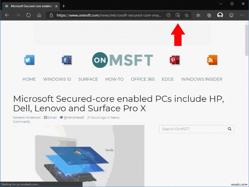How to listen to webpages and articles aloud in Edge Insider