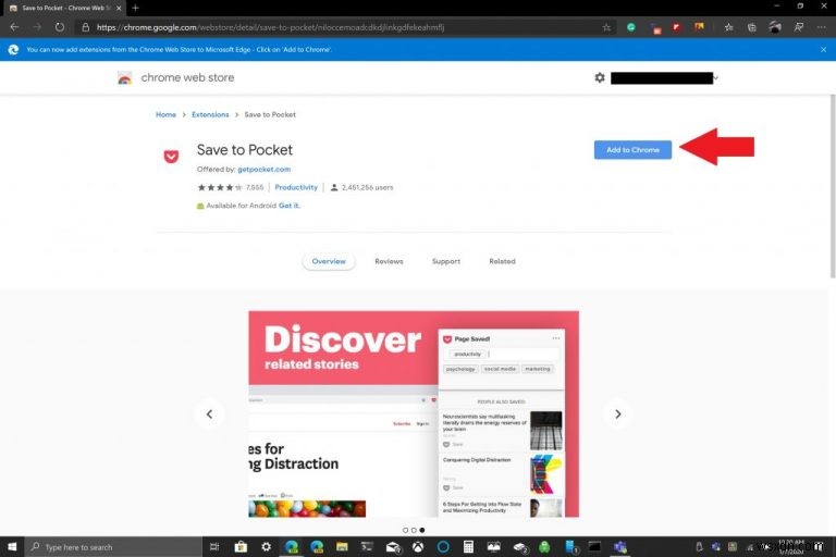 How to install Extensions from the Chrome Store on Edge Insider