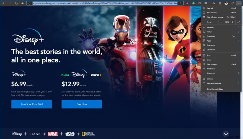 How to set up Disney+ as a PWA on Windows 10