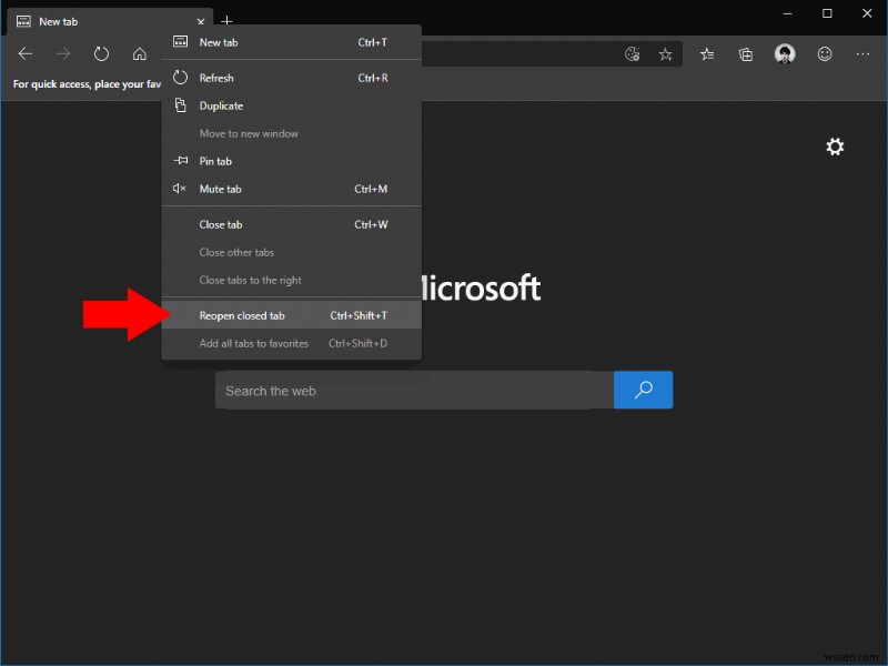 How to reopen closed tabs in Microsoft Edge Insider