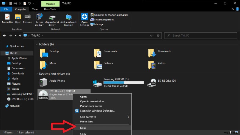 How to work with ISO files in Windows 10