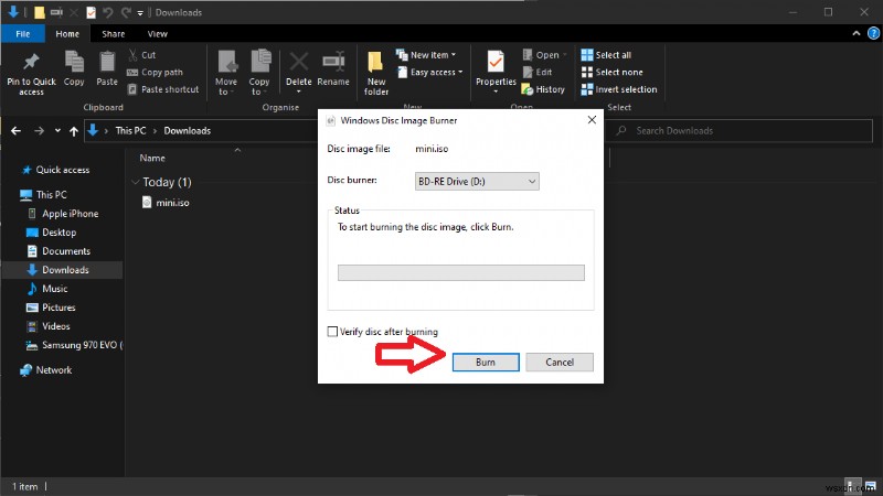 How to work with ISO files in Windows 10