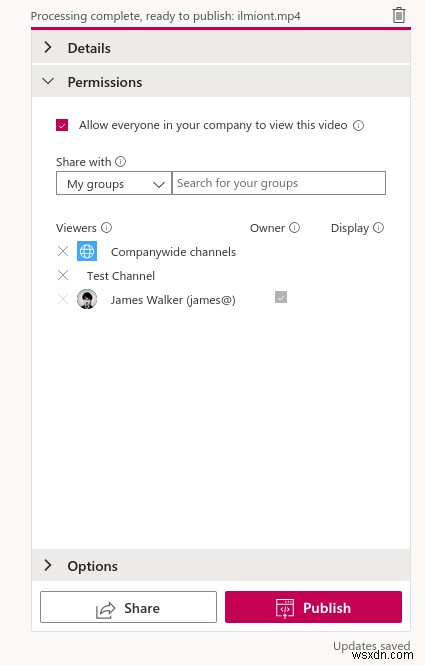 How to use Microsoft Stream to share video content with remote workers