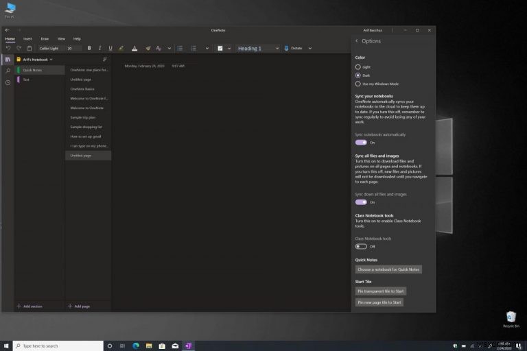 How to turn on Dark Mode in OneNote on Mac, Windows, iOS, and Android