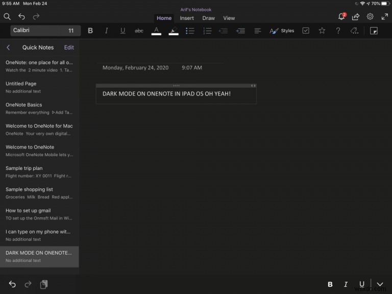 How to turn on Dark Mode in OneNote on Mac, Windows, iOS, and Android