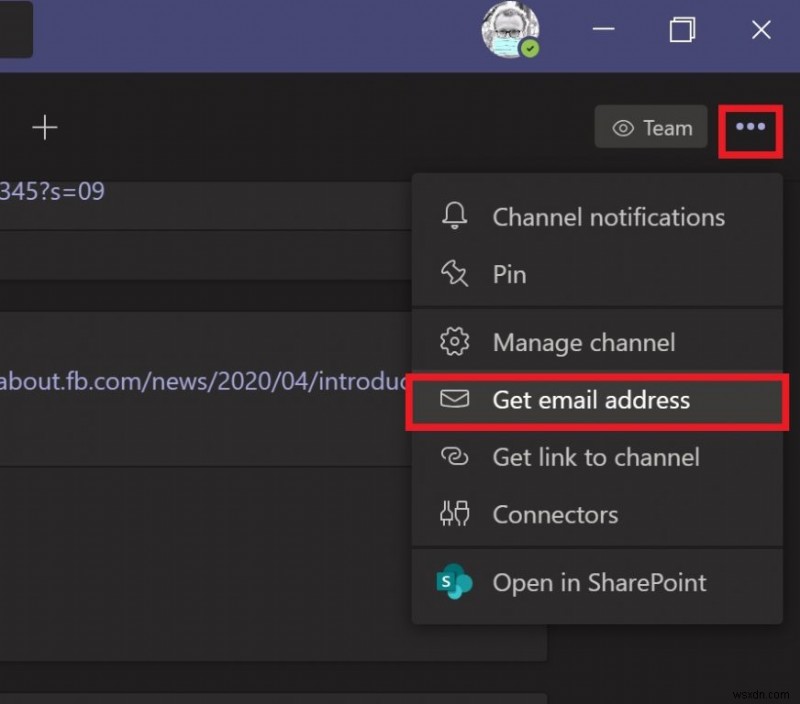 How to send an email to a Microsoft Teams channel